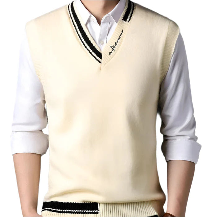Colete Masculino Vintage em Lã Piannaro PN405 com estilo retrô sofisticado