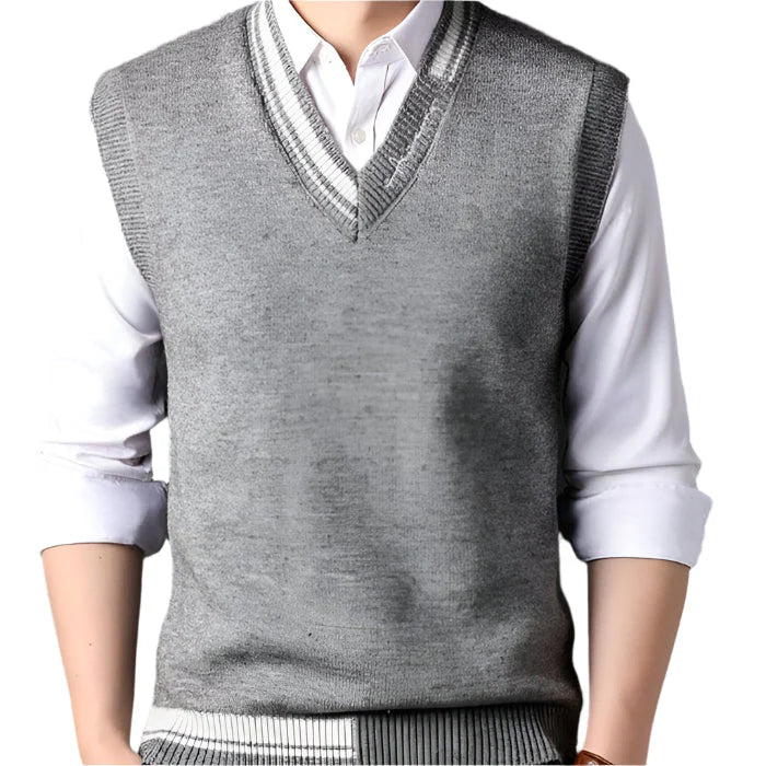 Colete Masculino Vintage em Lã Piannaro PN405 com estilo retrô sofisticado