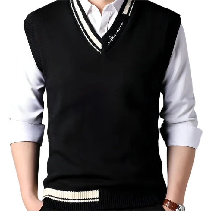 Colete Masculino Vintage em Lã Piannaro PN405 com estilo retrô sofisticado