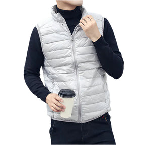 Colete Puffer Masculino Piannaro PN412 em design acolchoado e elegante.