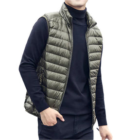 Colete Puffer Masculino Piannaro PN412 em design acolchoado e elegante.