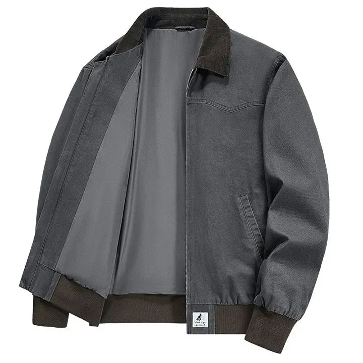 Jaqueta Bomber Vintage Masculina Piannaro PN178 em estilo retrô contemporâneo