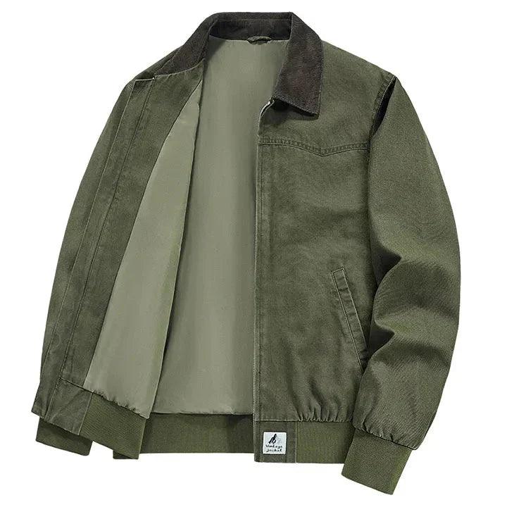 Jaqueta Bomber Vintage Masculina Piannaro PN178 em estilo retrô contemporâneo