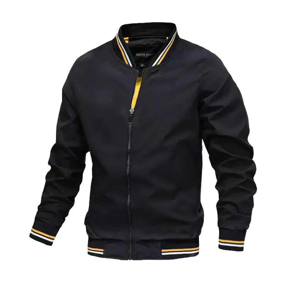 Jaqueta Casual Masculina Piannaro PN039 com design moderno e zíperes