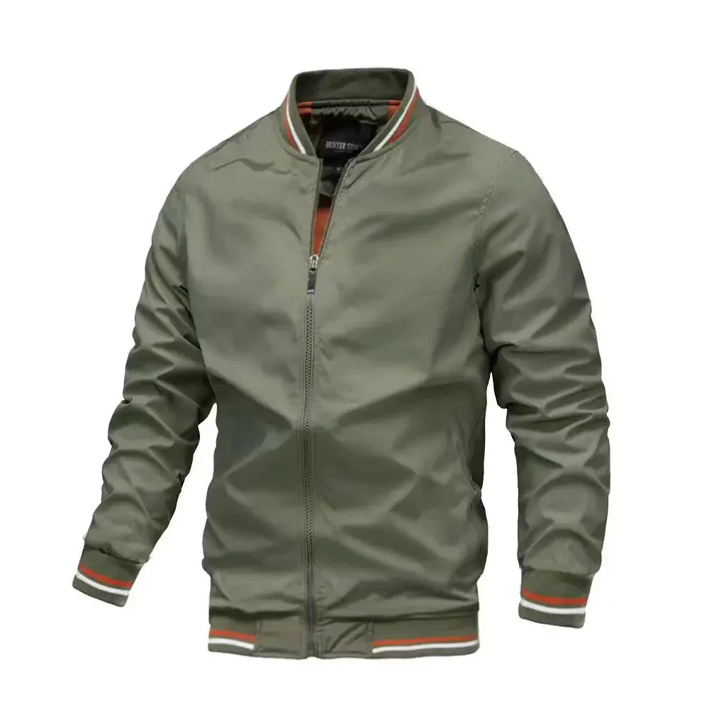 Jaqueta Casual Masculina Piannaro PN039 com design moderno e zíperes
