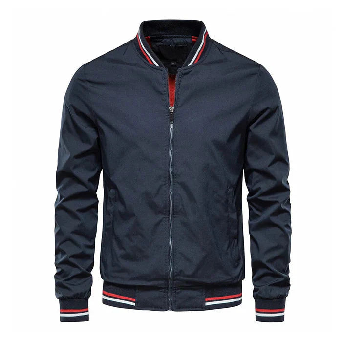 Jaqueta Casual Masculina Piannaro PN103 em poliéster resistente e design sofisticado.