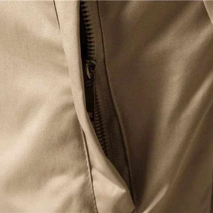 Jaqueta Casual Masculina Piannaro PN103 em poliéster resistente e design sofisticado.