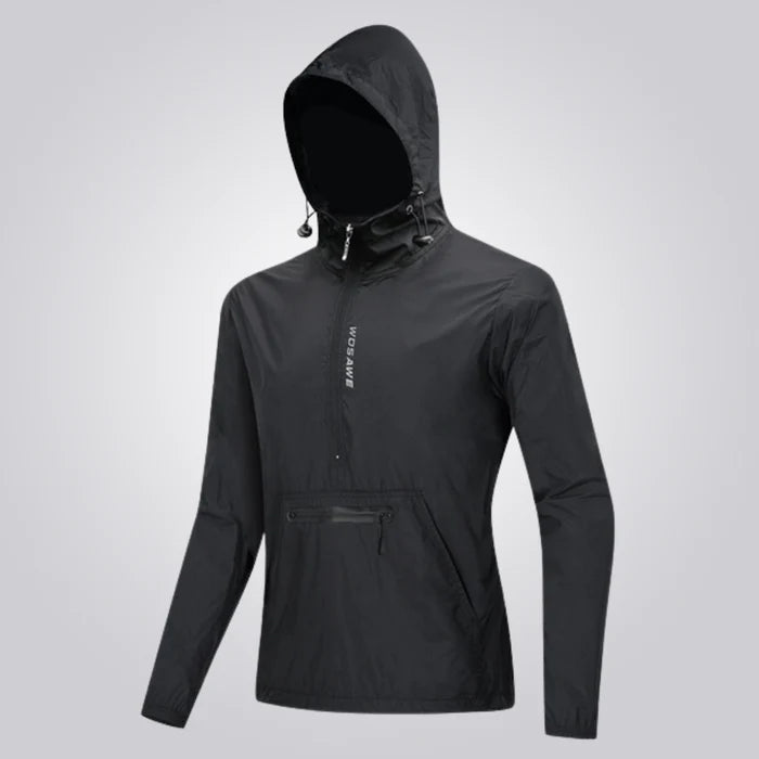 Jaqueta Corta Vento Masculina Piannaro PN139 em ambiente urbano.
