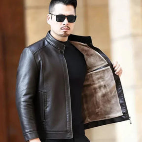 Jaqueta De Couro Masculina Piannaro PN114 em couro de alta qualidade