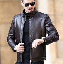 Jaqueta De Couro Masculina Piannaro PN114 em couro de alta qualidade