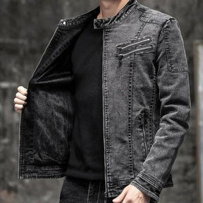 Jaqueta Jeans Masculina Piannaro PN162 com estilo vintage e moderno