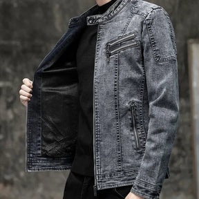 Jaqueta Jeans Masculina Piannaro PN162 com estilo vintage e moderno