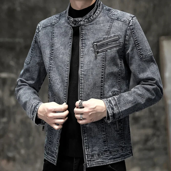 Jaqueta Jeans Masculina Piannaro PN162 com estilo vintage e moderno
