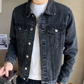 Jaqueta Jeans Masculina Piannaro PN160 em jeans premium com botões metálicos