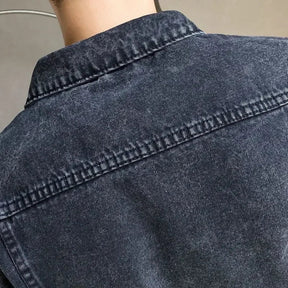 Jaqueta Jeans Masculina Piannaro PN160 em jeans premium com botões metálicos