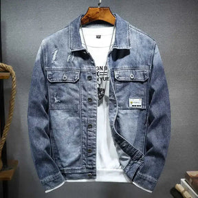 Jaqueta Jeans Masculina Piannaro PN153 com jeans premium, forro térmico e corte ajustado. Elegância e conforto para o dia a dia.