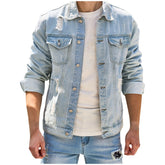 Jaqueta Jeans Masculina Piannaro PN158 em jeans premium com design moderno