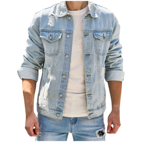 Jaqueta Jeans Masculina Piannaro PN158 em jeans premium com design moderno