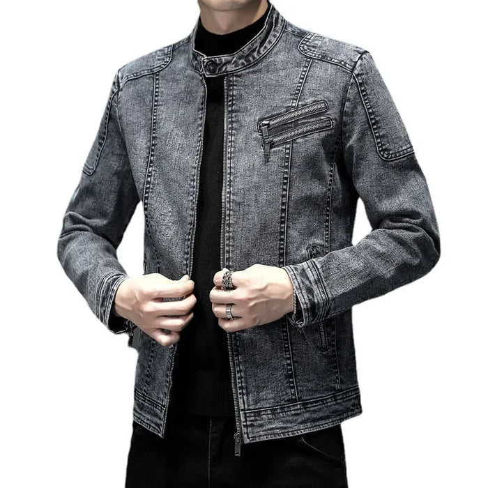 Jaqueta Jeans Masculina Piannaro PN162 com estilo vintage e moderno