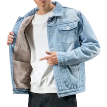Jaqueta Masculina Jeans Acolchoado Piannaro PN094 com estilo e conforto