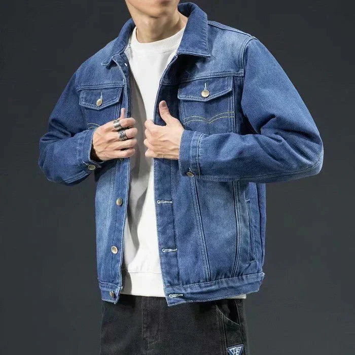 Jaqueta Masculina Jeans Acolchoado Piannaro PN094 com estilo e conforto