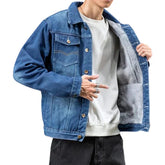 Jaqueta Masculina Jeans Acolchoado Piannaro PN094 com estilo e conforto