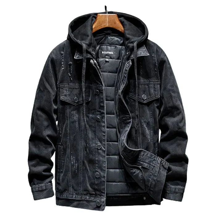 Jaqueta Masculina Jeans Piannaro PN099 com design urbano e funcional