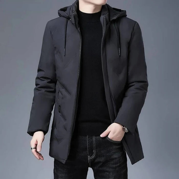 Jaqueta Masculina Piannaro PN164 em poliéster e algodão com design moderno.