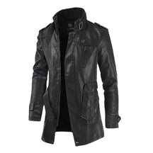 Jaqueta Masculina Piannaro PN165 em couro genuíno e poliéster, ideal para o frio.
