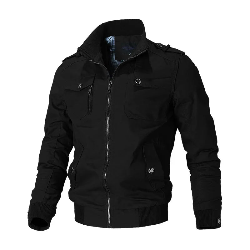 Jaqueta Motociclista Masculina Piannaro PN170 em preto com design esportivo