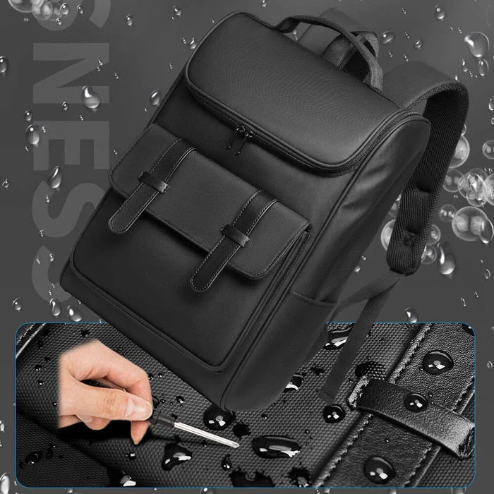 Mochila Casual Impermeável Piannaro PN416 em fundo neutro, destacando seu design elegante e funcional.