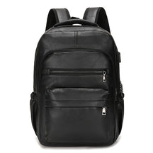 Mochila de Couro Masculina Piannaro PN421 com porta USB e antifurto