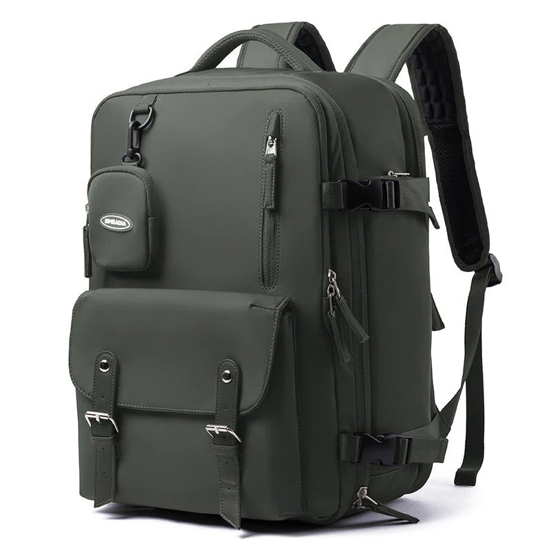 Mochila de Viagem Piannaro PN413 com múltiplos compartimentos e design impermeável.