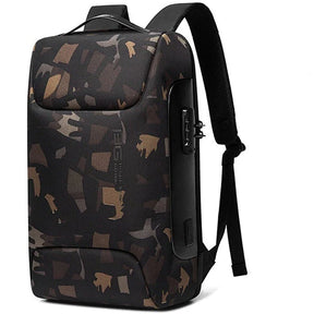 Mochila Executiva Piannaro PN401 com porta USB e trava TSA, ideal para notebooks de 15".