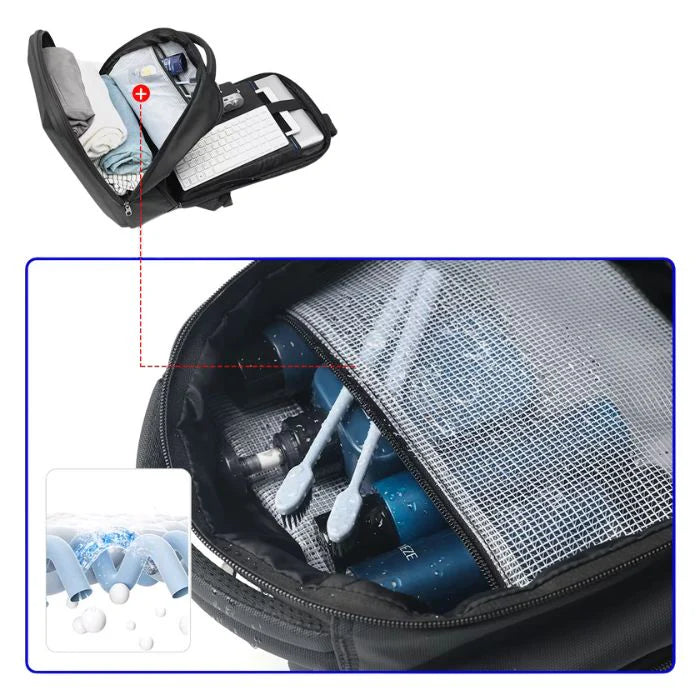 Mochila Executiva Impermeável Piannaro PN418 em fundo neutro