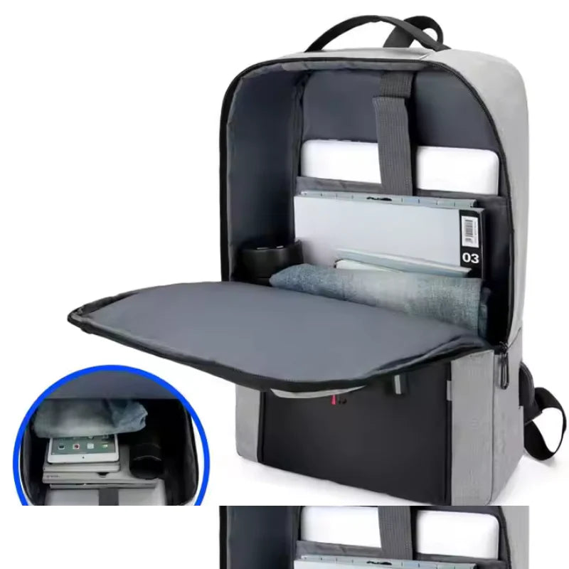 Mochila Executiva Piannaro PN420 com porta USB e compartimento para laptop.