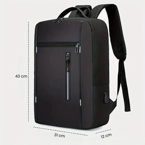 Mochila Executiva Piannaro PN420 com porta USB e compartimento para laptop.