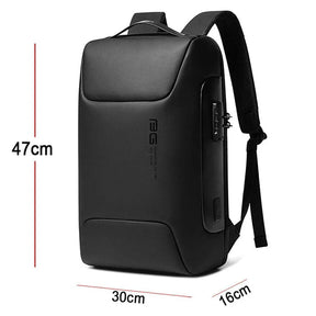 Mochila Executiva Piannaro PN401 com porta USB e trava TSA, ideal para notebooks de 15".