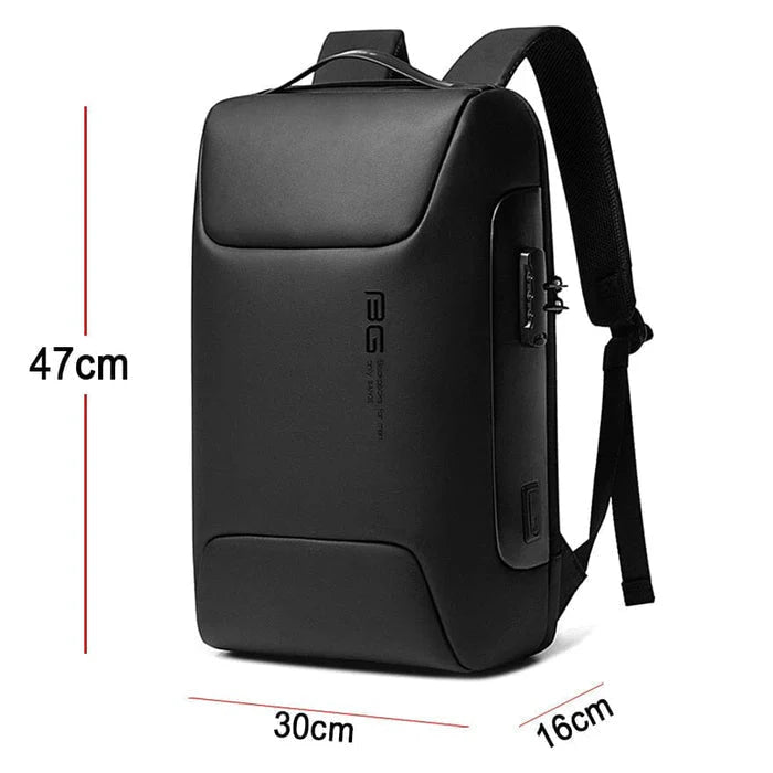 Mochila Executiva Piannaro PN401 com porta USB e trava TSA, ideal para notebooks de 15".