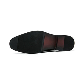 Sapato Masculino Derby Piannaro PN358 em couro preto com cadarço trançado.