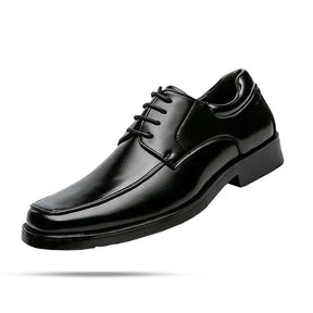 Sapato Masculino Derby em Couro Piannaro PN355 em marrom e preto, com design clássico e sola vulcanizada.