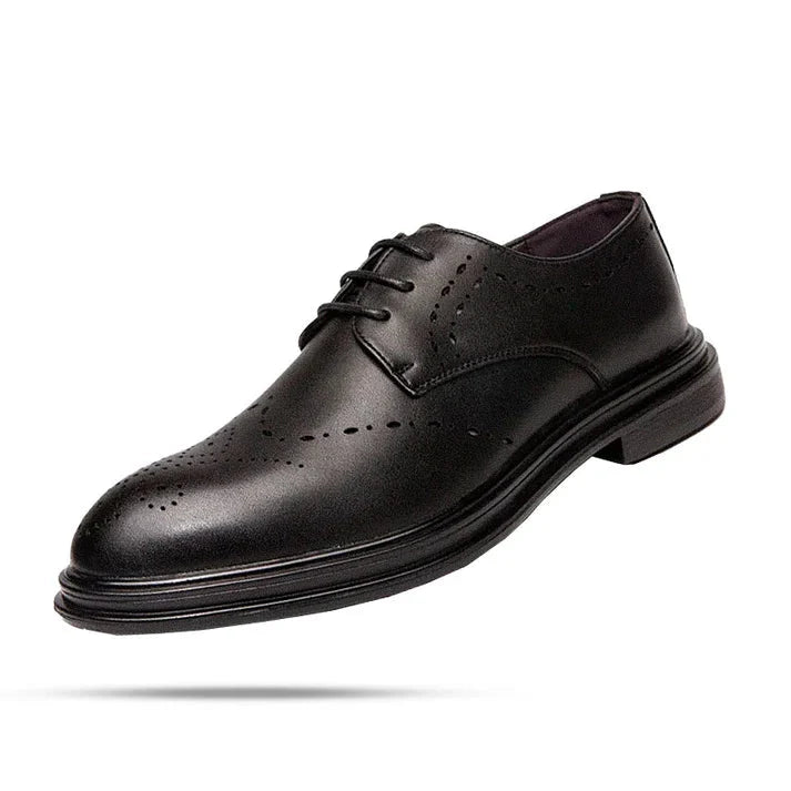 Sapato Masculino Derby em Couro Piannaro PN365 em marrom e preto