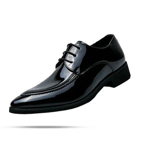 Sapato Masculino Derby em Couro Piannaro PN366 em verde esmeralda escuro e preto