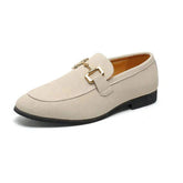 Sapato Masculino Loafer em Camurça Piannaro com fivela elegante