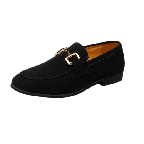 Sapato Masculino Loafer em Camurça Piannaro com fivela elegante