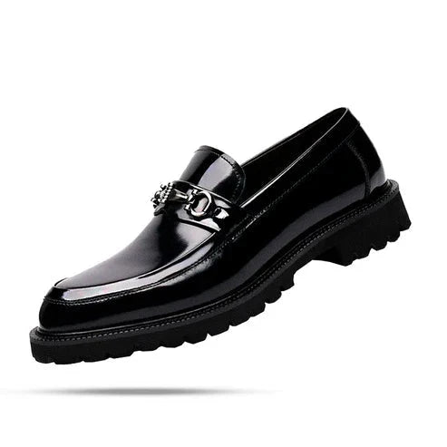 Sapato Masculino Loafer em Couro Piannaro PN344 em cores vinho tinto e preto