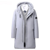 Sobretudo Masculino Piannaro PN233 em tecido impermeável com design elegante.