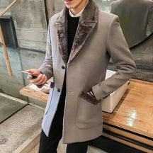 Sobretudo Masculino Piannaro PN221 em lã, elegante e confortável.