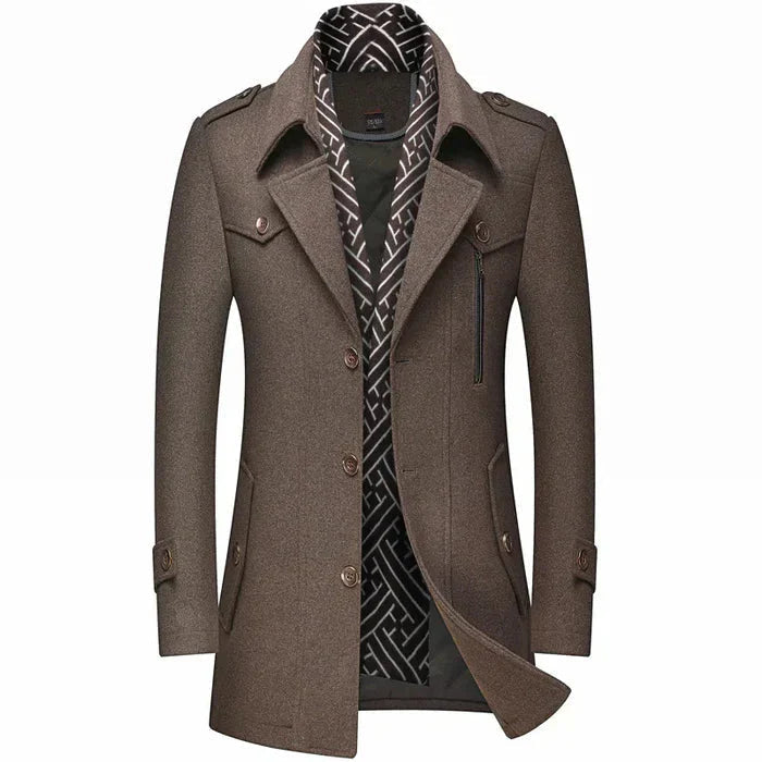 Sobretudo Masculino em Cetim Piannaro PN220 com design clássico e elegante