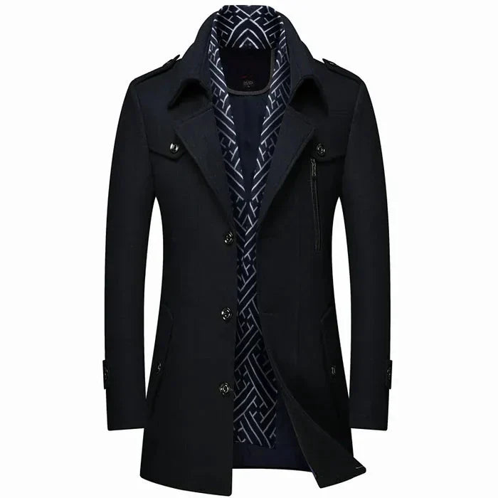 Sobretudo Masculino em Cetim Piannaro PN220 com design clássico e elegante